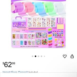 (Lightly Used) Kids Craft Kit with Stickers and Lots of Fillers